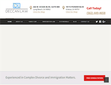 Tablet Screenshot of deccanlaw.com